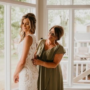 Baltic Born Dusty Olive Maxi Dress - 2XL